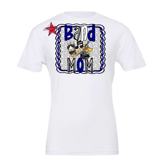 Band Mom Dot Design-Blue