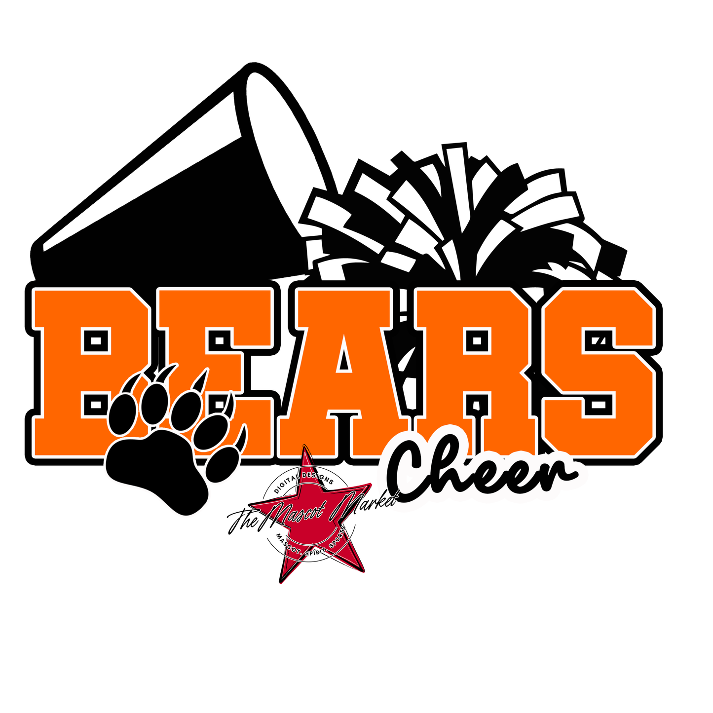 Bears Varsity Cheer Design-Orange