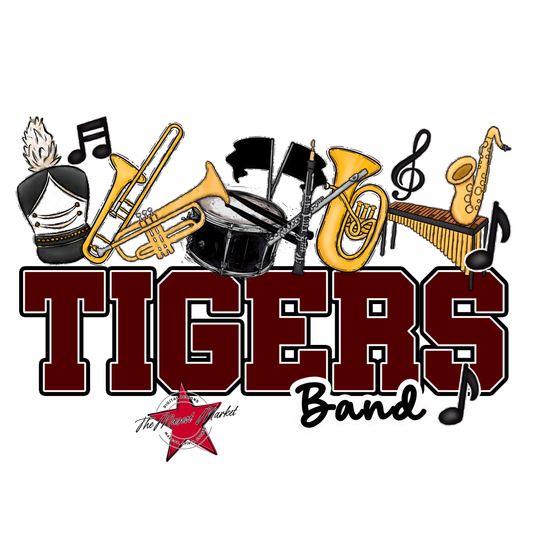 Tigers Varsity Band-Maroon