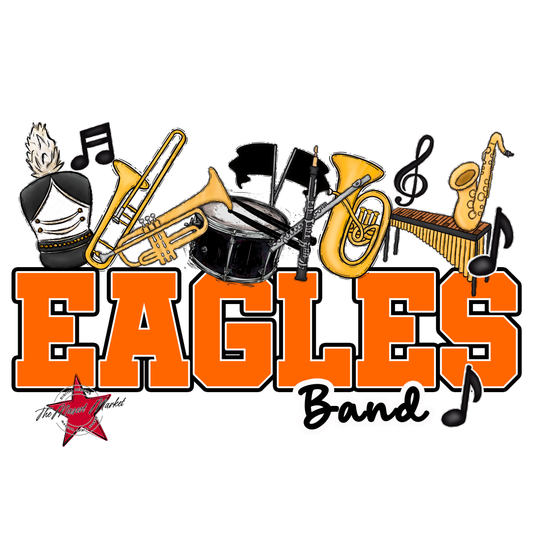 Eagles Varsity Band Design-Orange