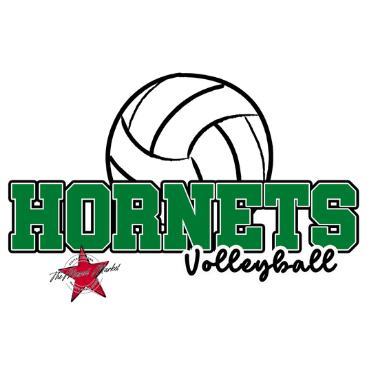 Hornets Varsity Volleyball-Kelly Green