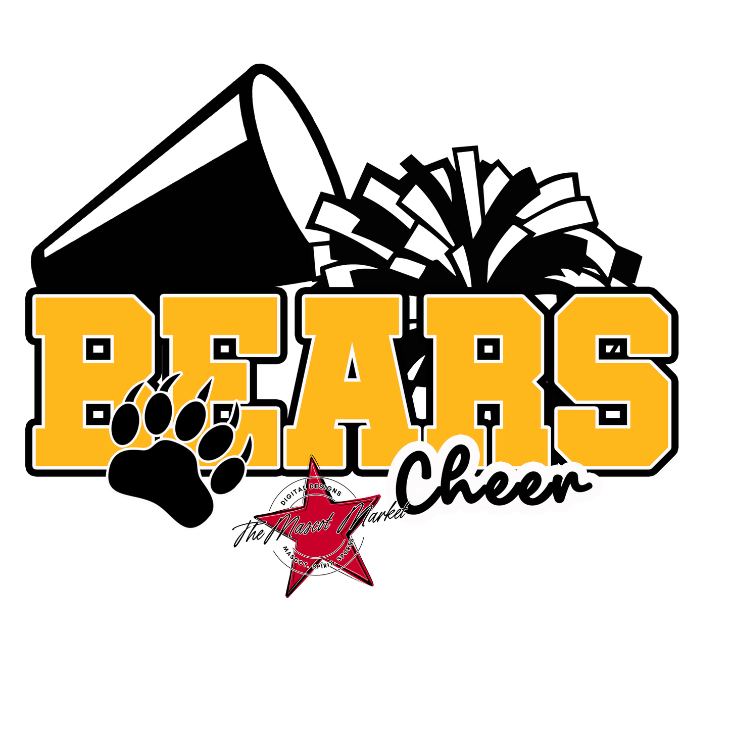 Bears Varsity Cheer Design-Yellow
