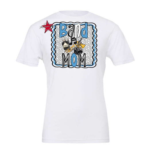 Band Mom Dot Design-Carolina Blue