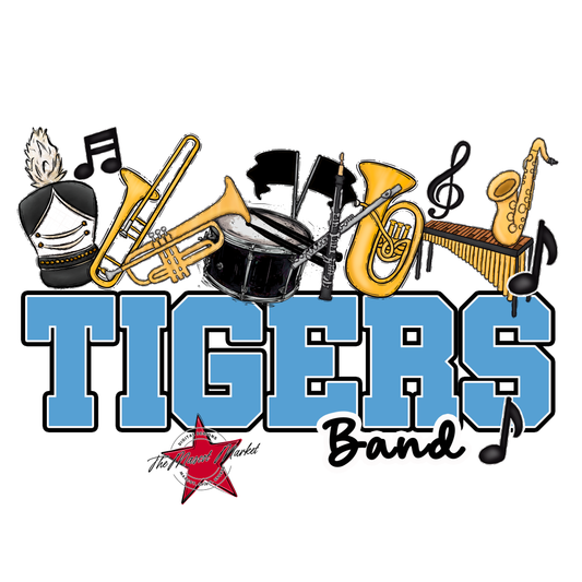 Tigers Varsity Band-Carolina Blue