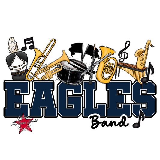 Eagles Varsity Band Design-Navy