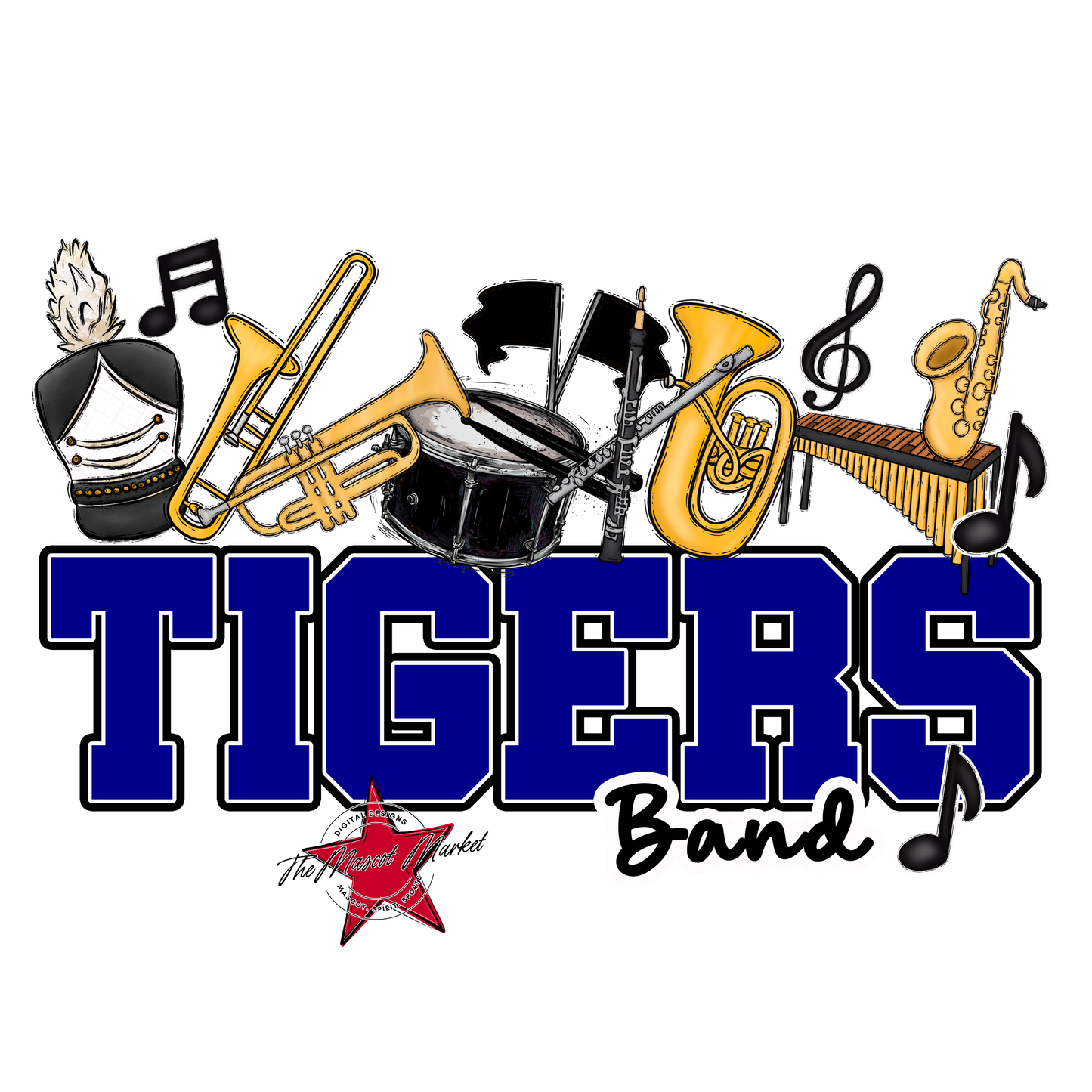 Tigers Varsity Band-Blue