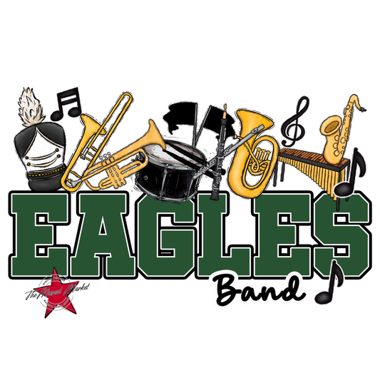 Eagles Varsity Band Design-Green