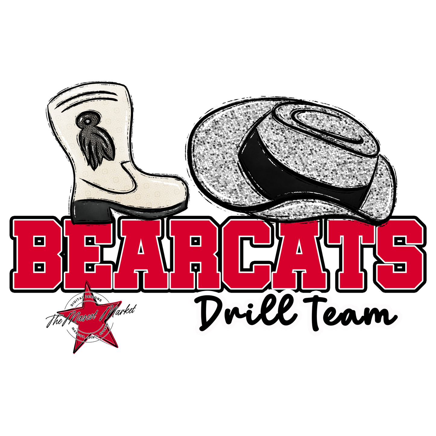 Bearcats Varsity Drillteam Design-Red