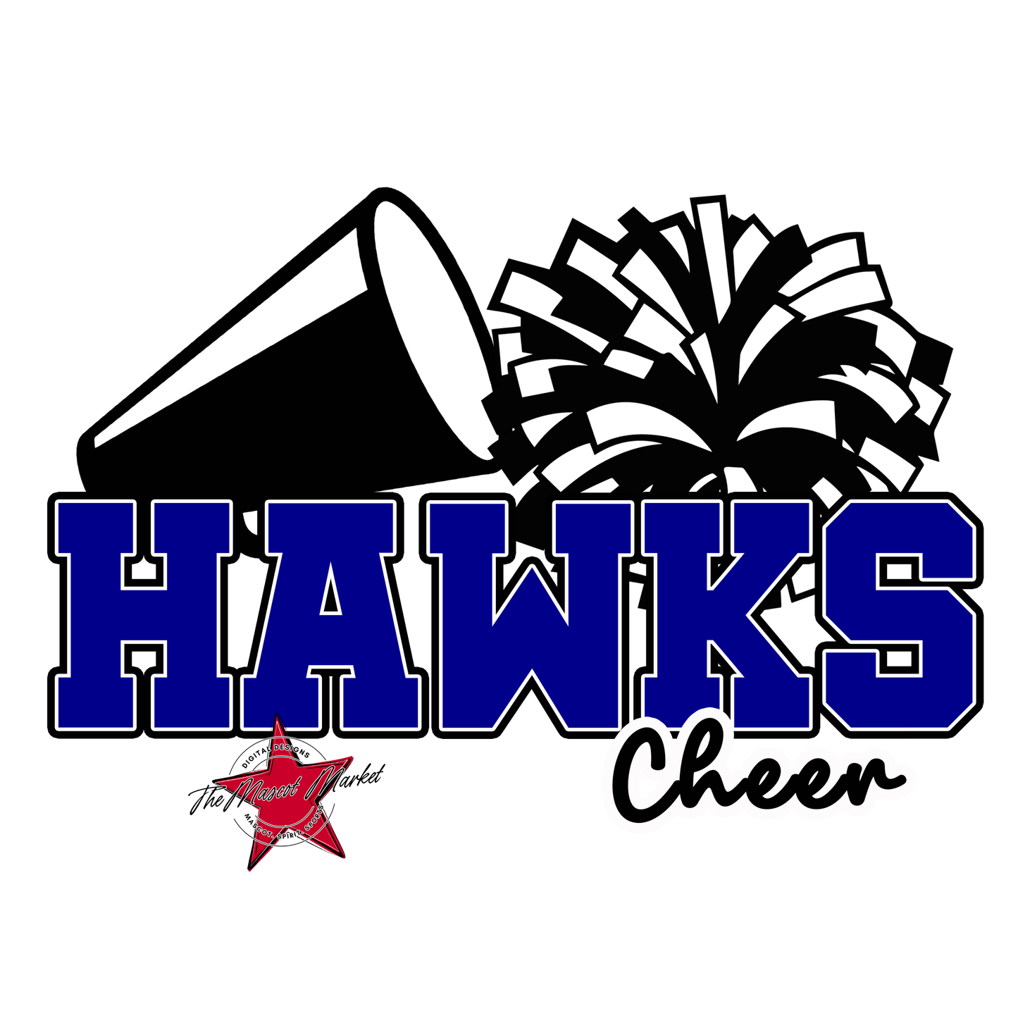 Hawks Varsity Cheer-Blue