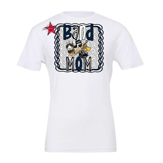 Band Mom Dot Design-Navy