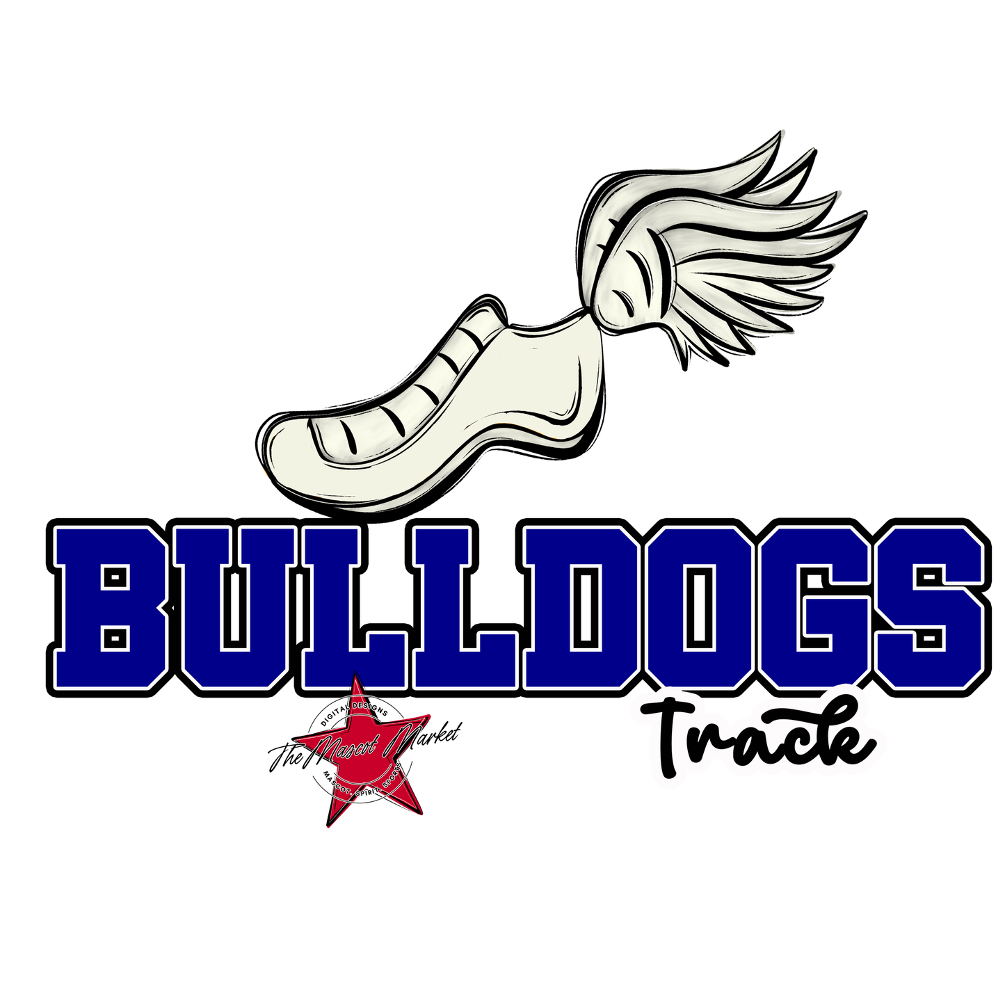 Bulldogs Varsity Track-Blue