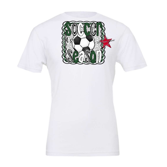 It's Soccer SeasonDot Design-Green
