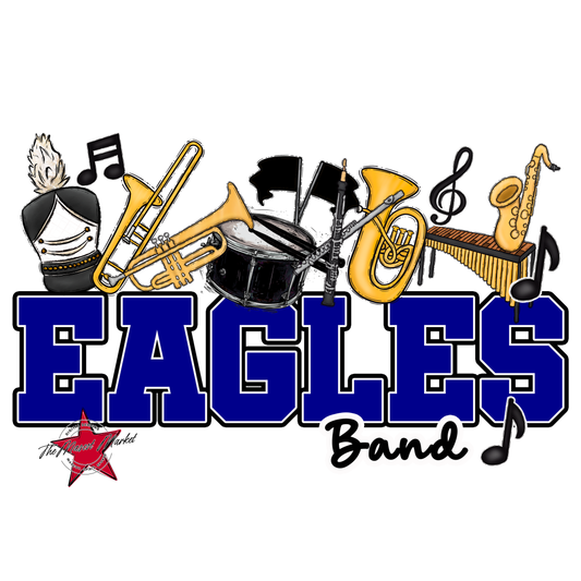 Eagles Varsity Band Design-Blue