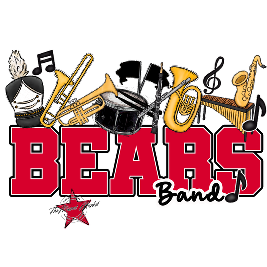 Bears Varsity Band Design-Red