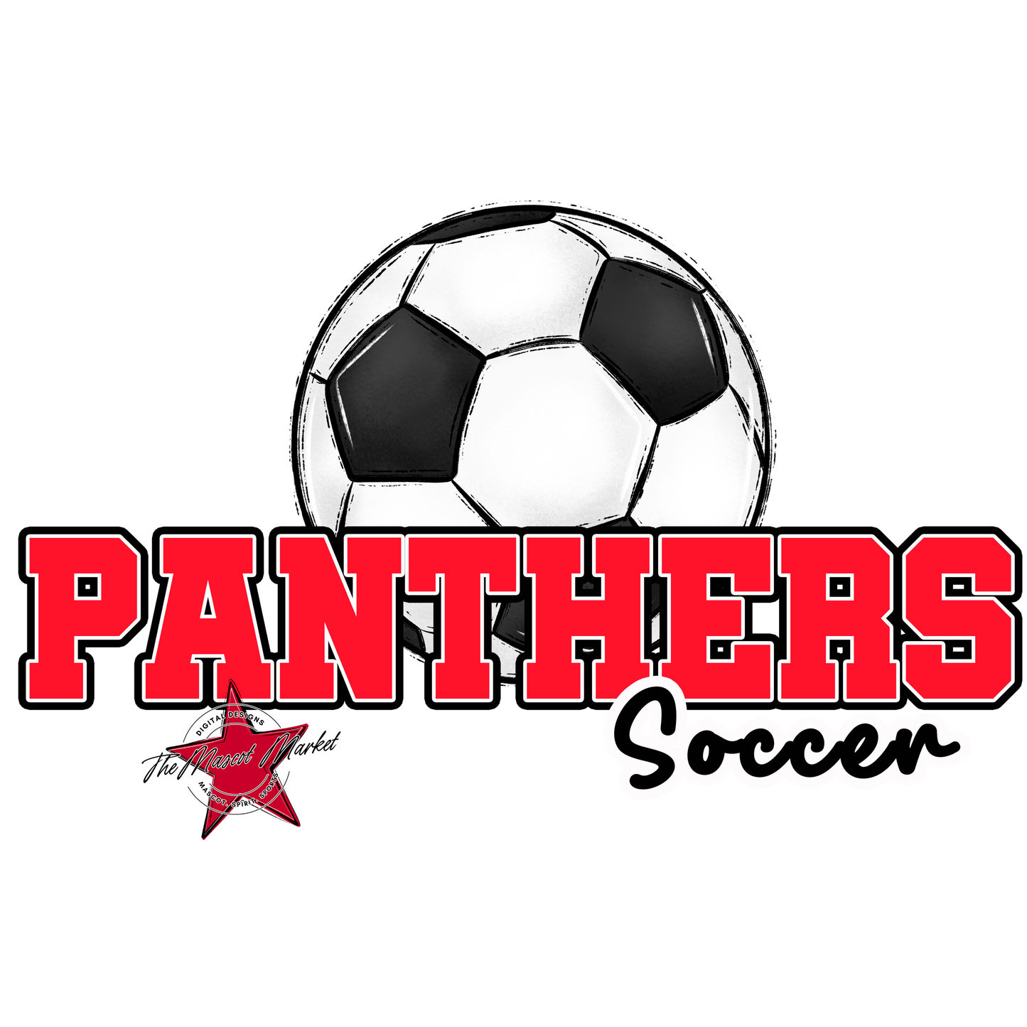 Panthers Varsity Soccer-Bright Red
