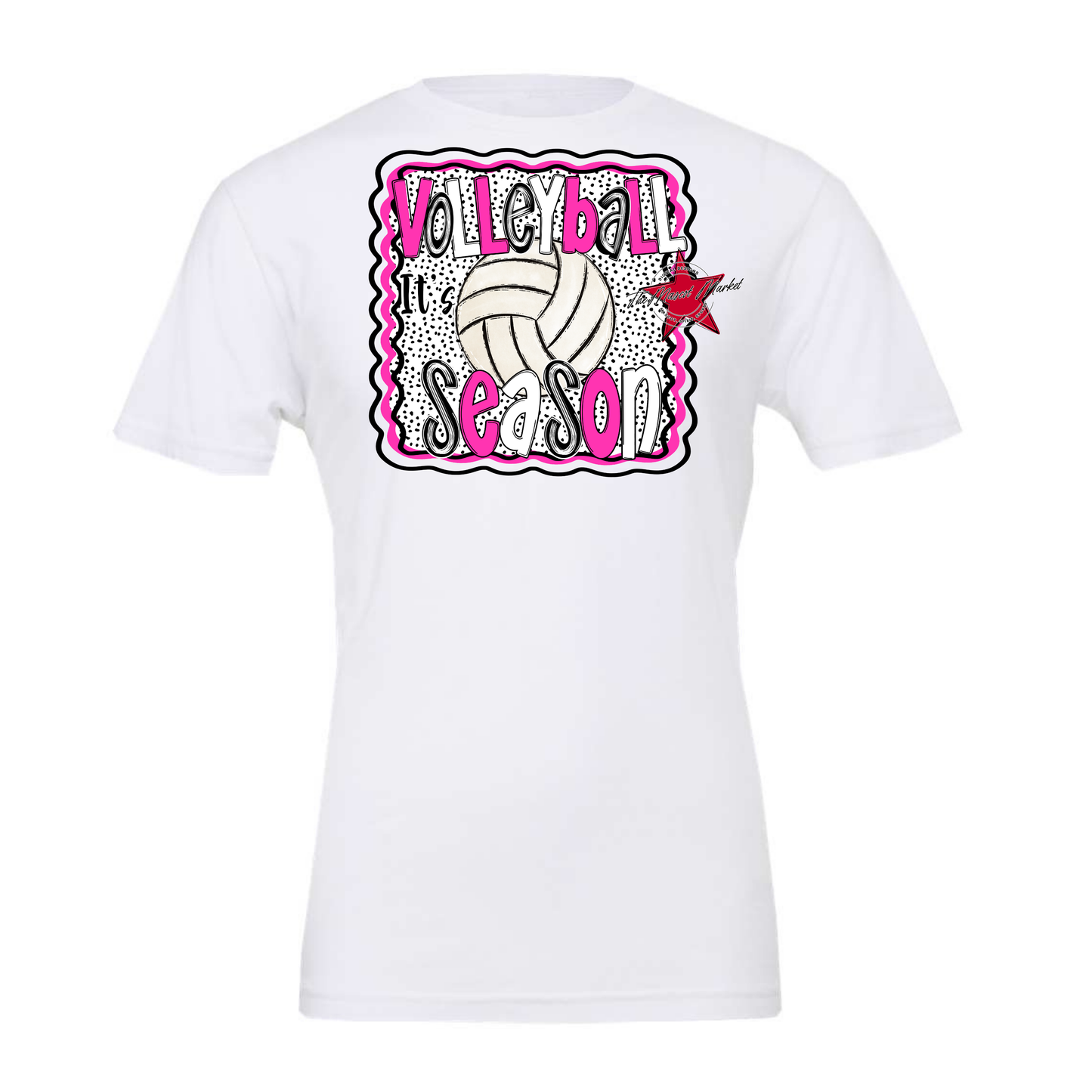 It's Volleyball Season Design-Pink