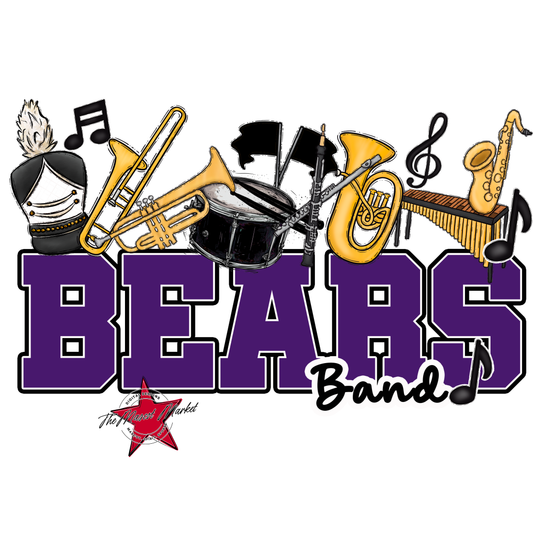 Bears Varsity Band Design-Purple