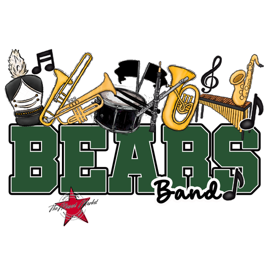Bears Varsity Band Design-Green