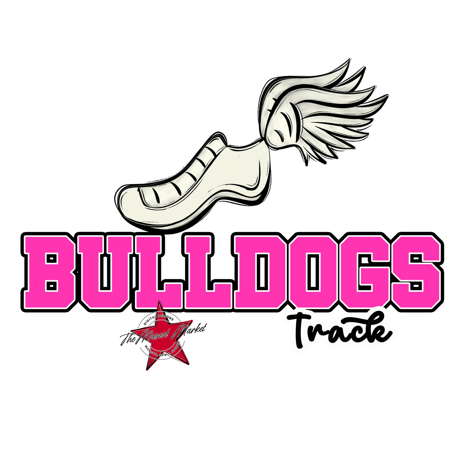 Bulldogs Varsity Track-Pink