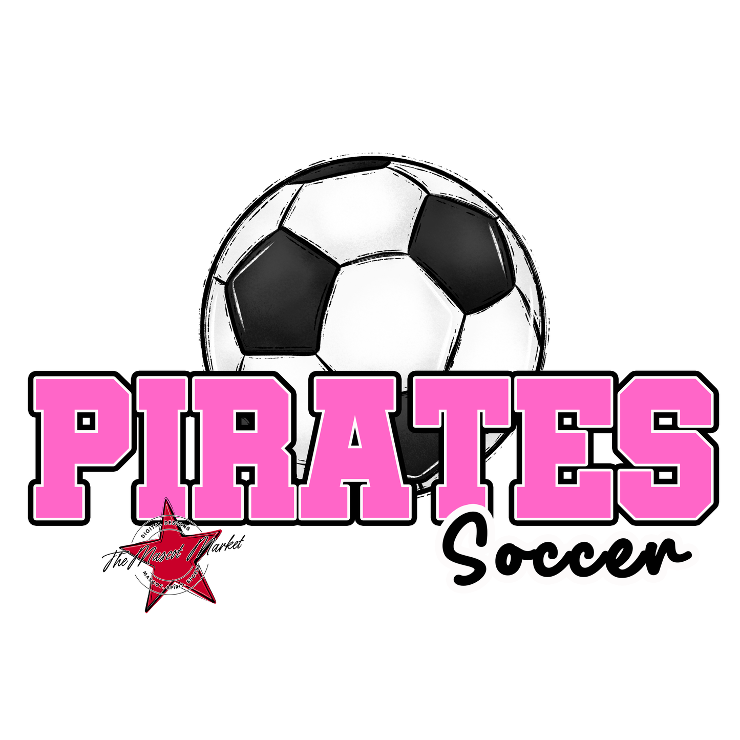 Pirates Varsity Soccer-Baby Pink