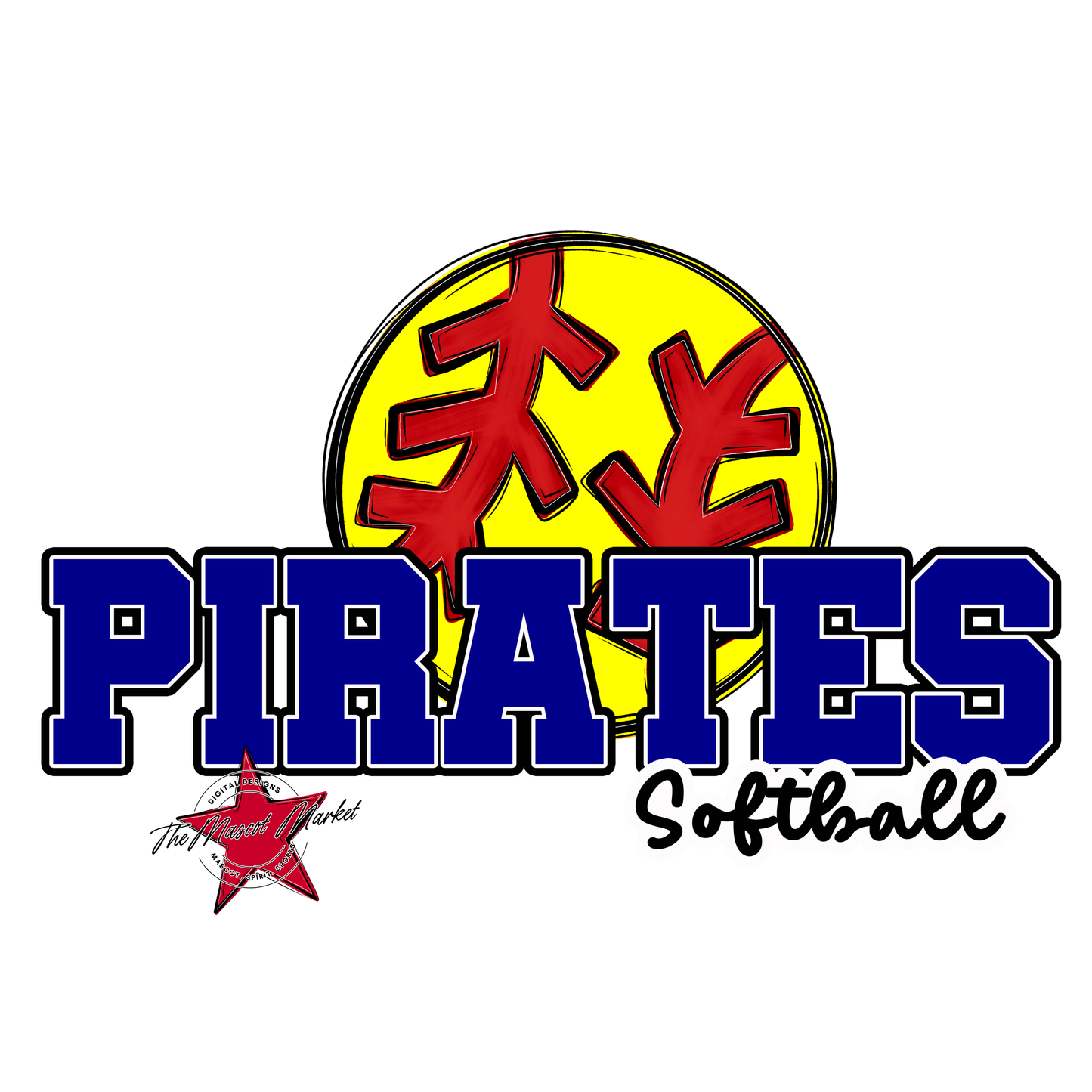 Pirates Varsity Softball-Blue