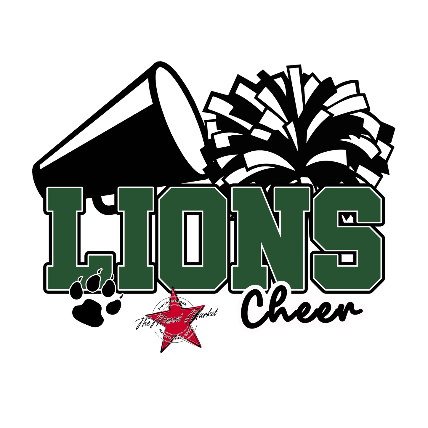 Lions Varsity Cheer-Green