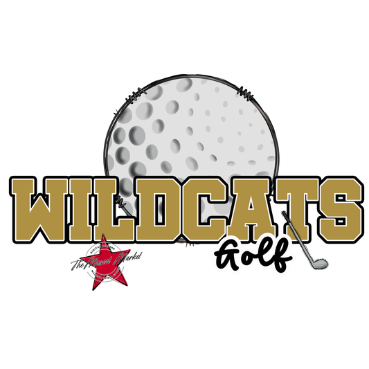Wildcats Varsity Golf-Gold