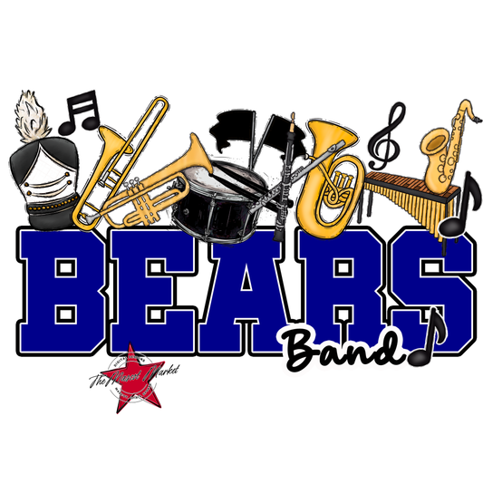 Bears Varsity Band Design-Blue