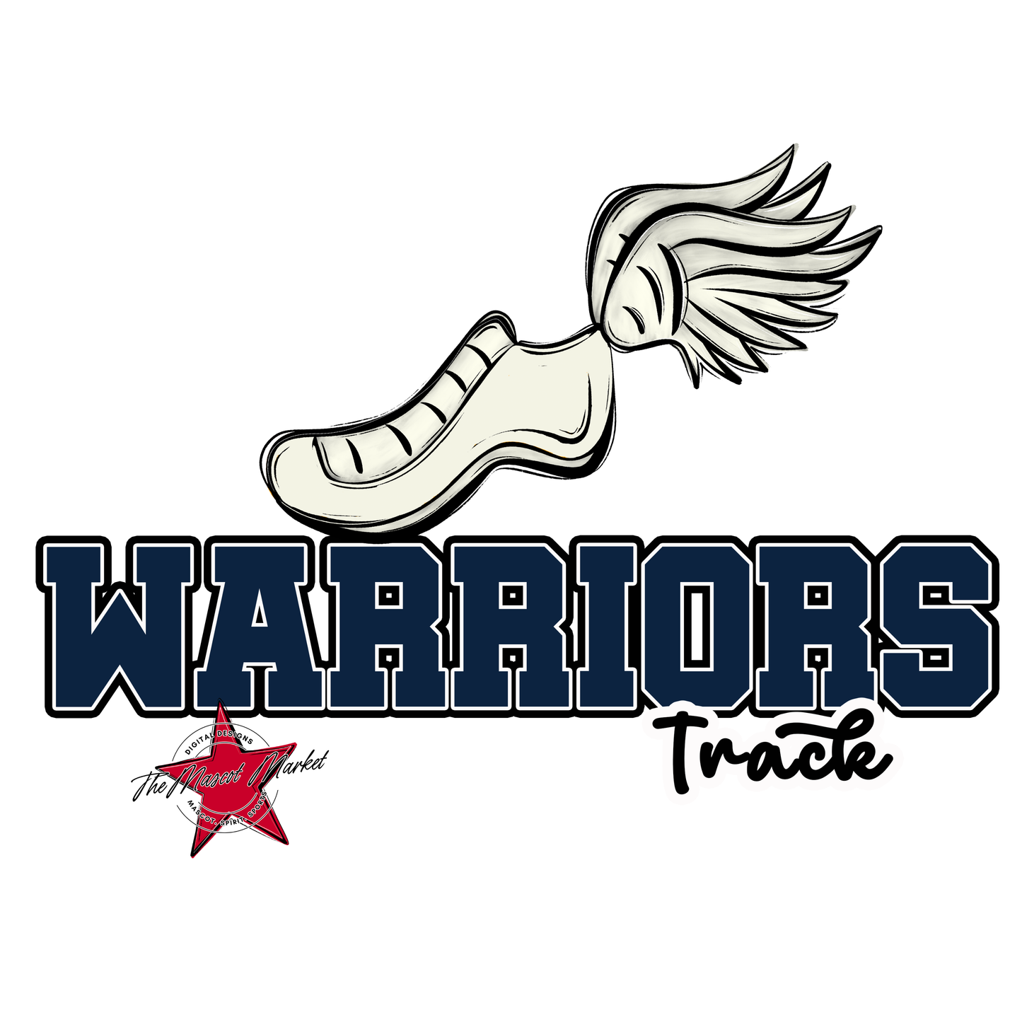 Warriors Varsity Track-Navy