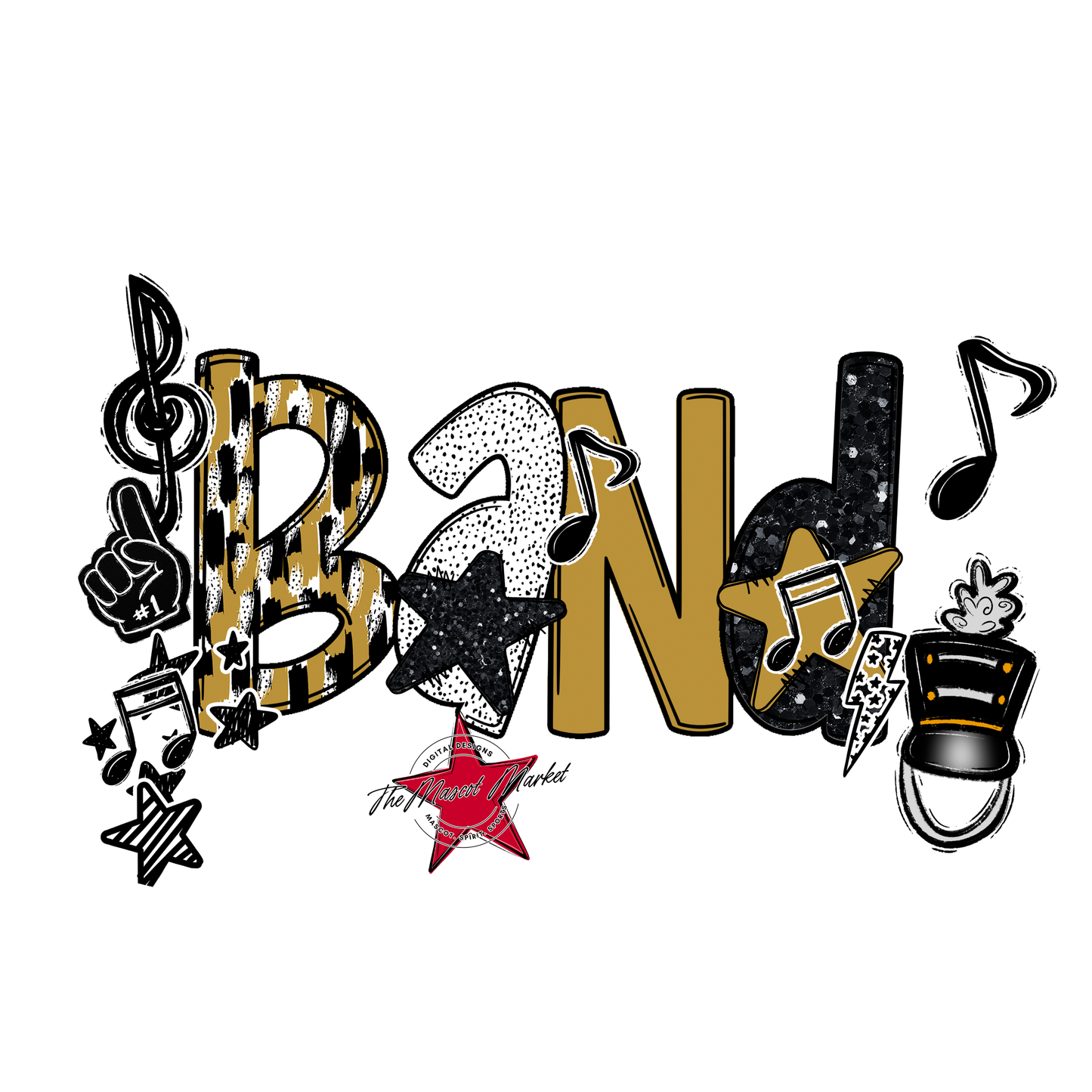 Band Scrape-Gold