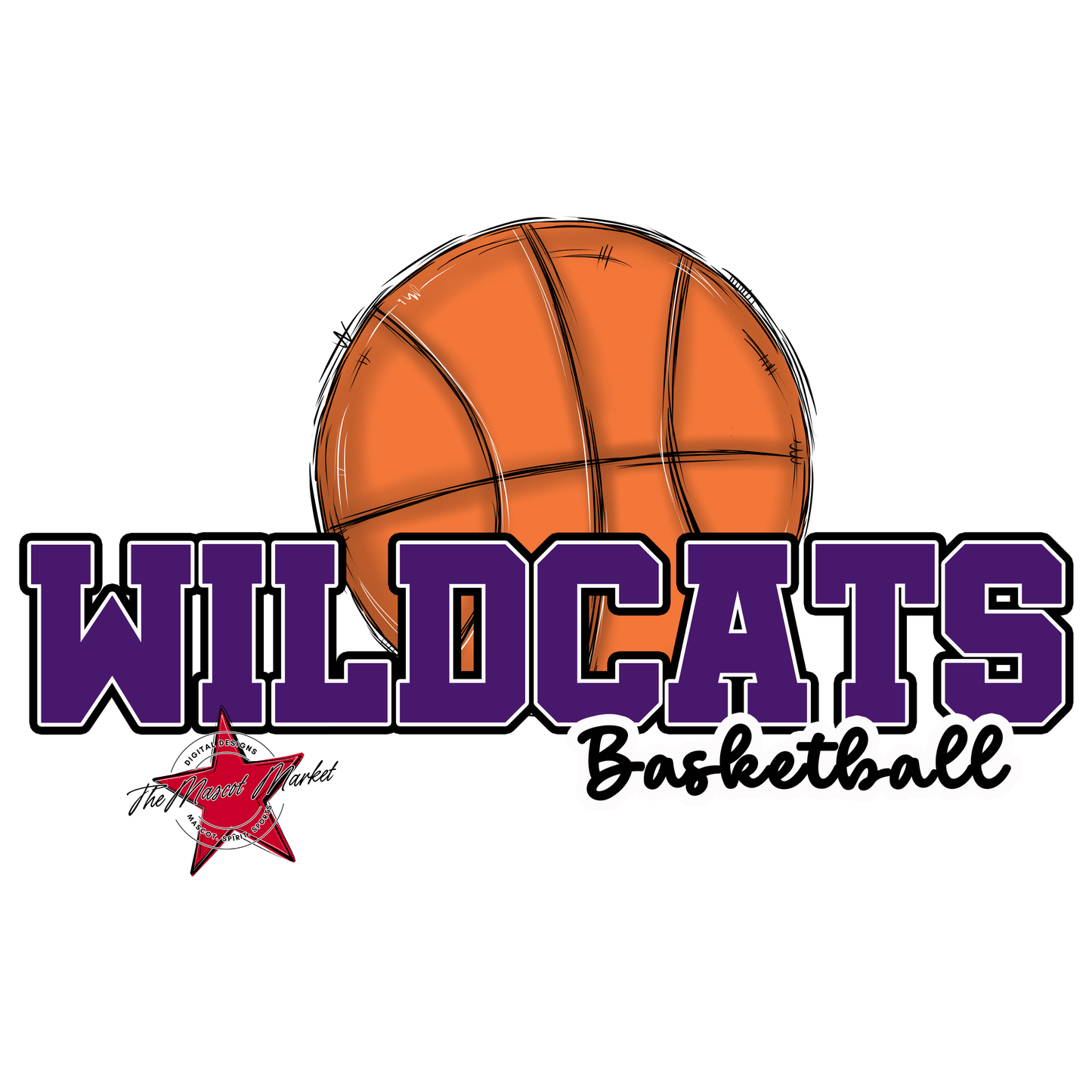 Wildcats Varsity Basketball-Purple