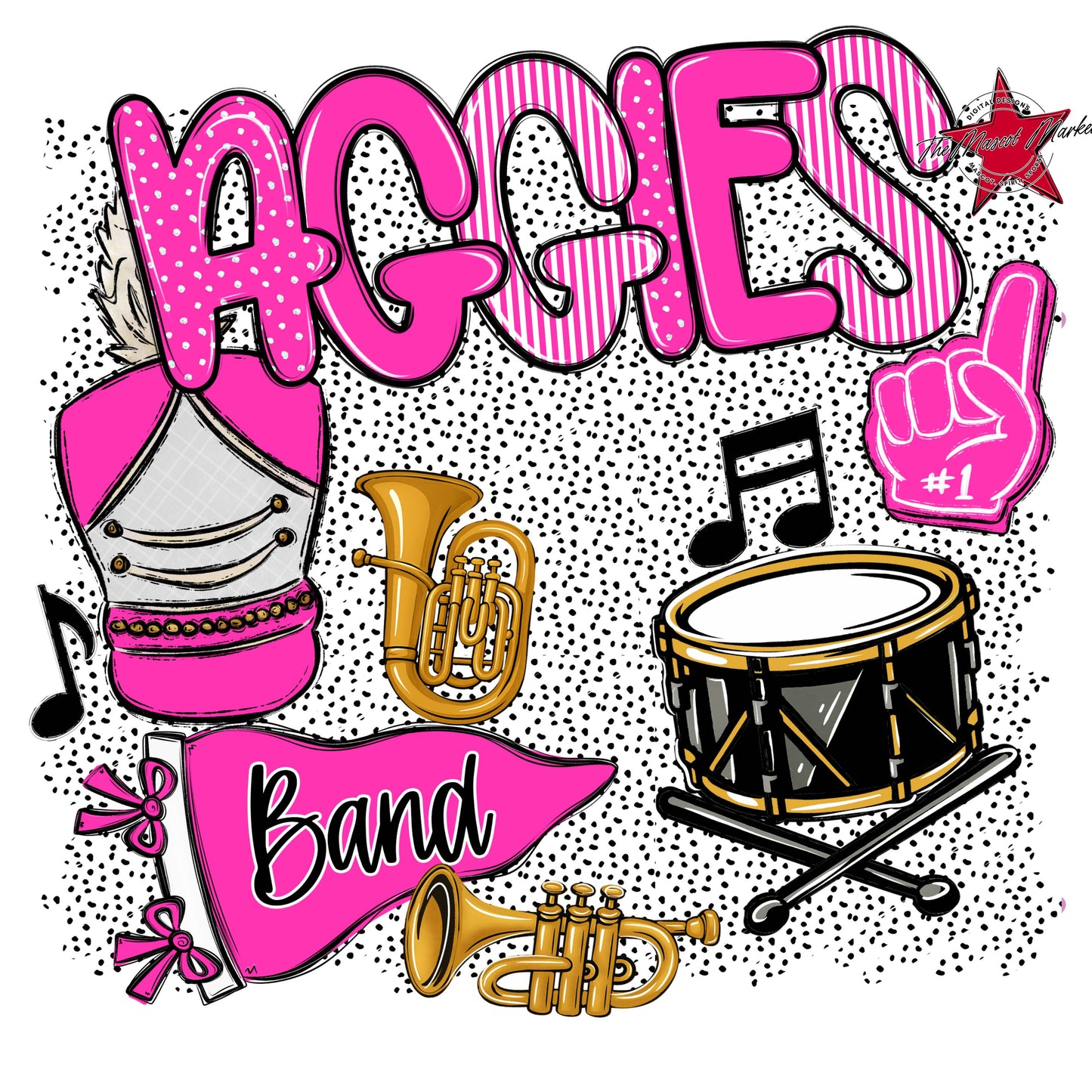 Aggies Band Spirit-Pink
