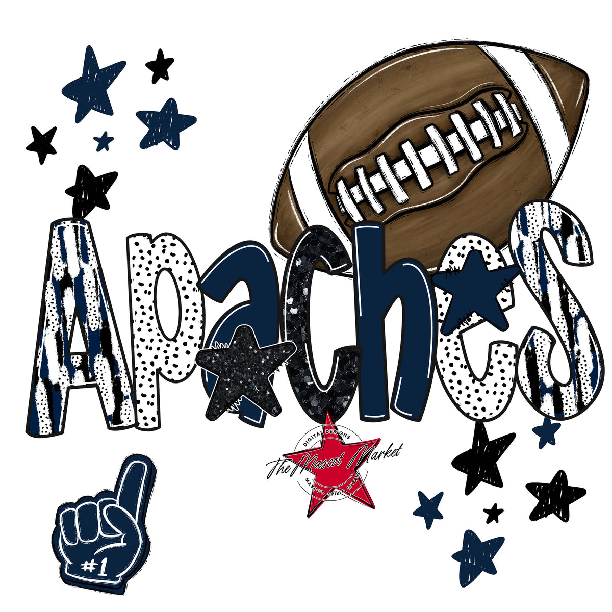 Apaches Football Scrape-Navy