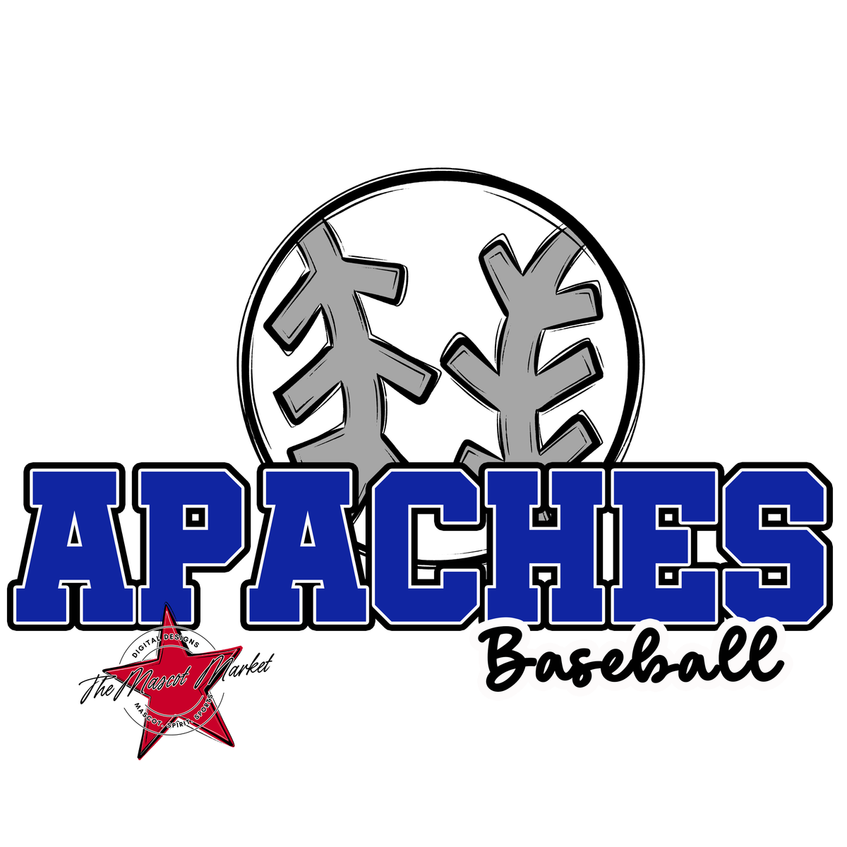 Apaches Varsity Baseball-Royal Blue