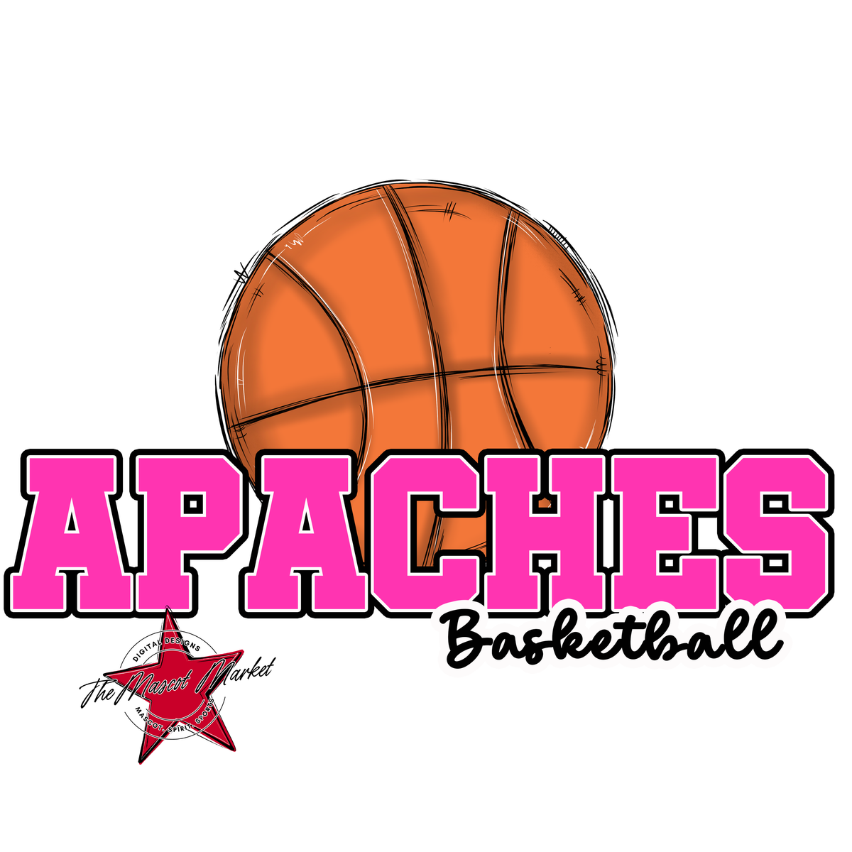 Apaches Varsity Basketball-Pink