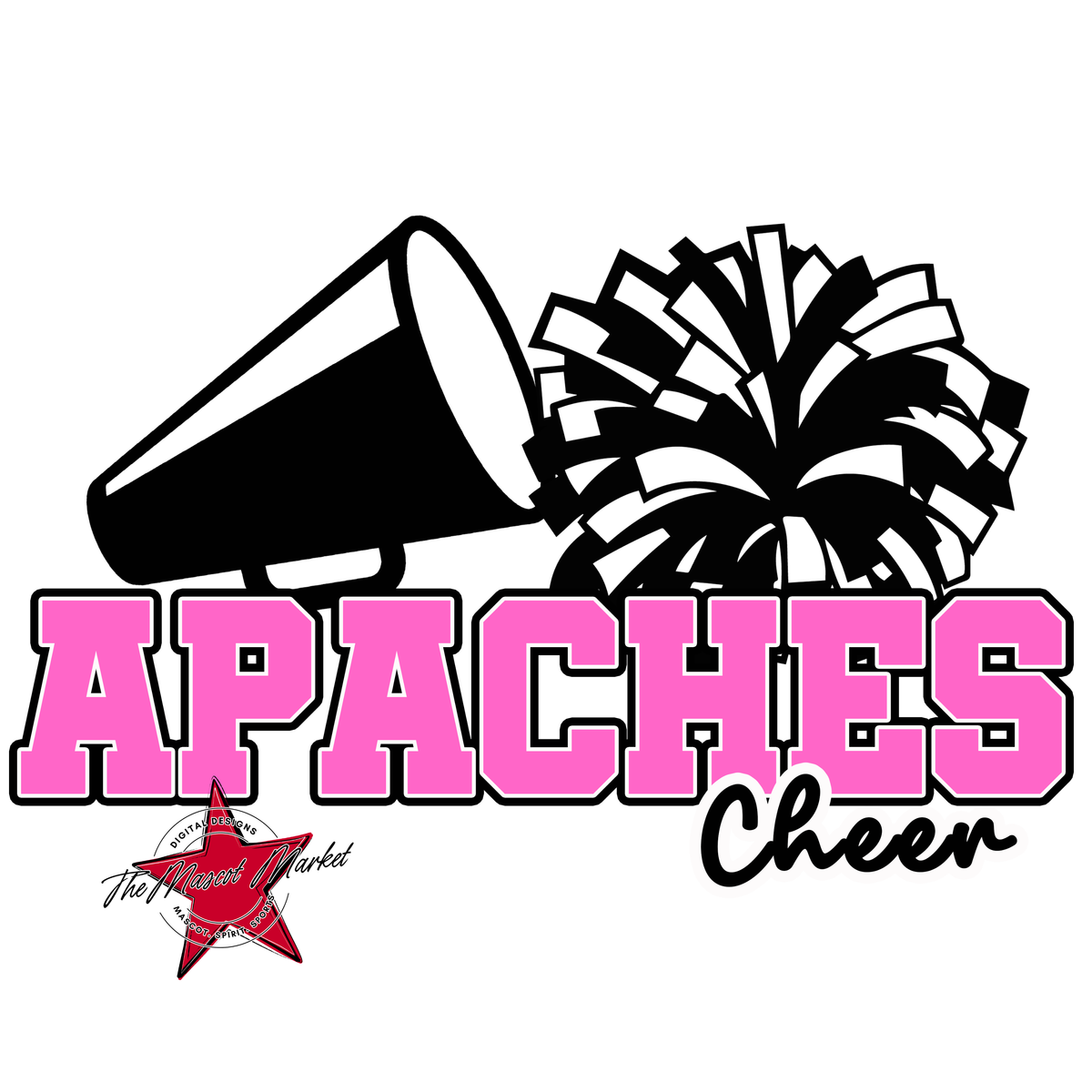 Apaches Varsity Cheer-Baby Pink