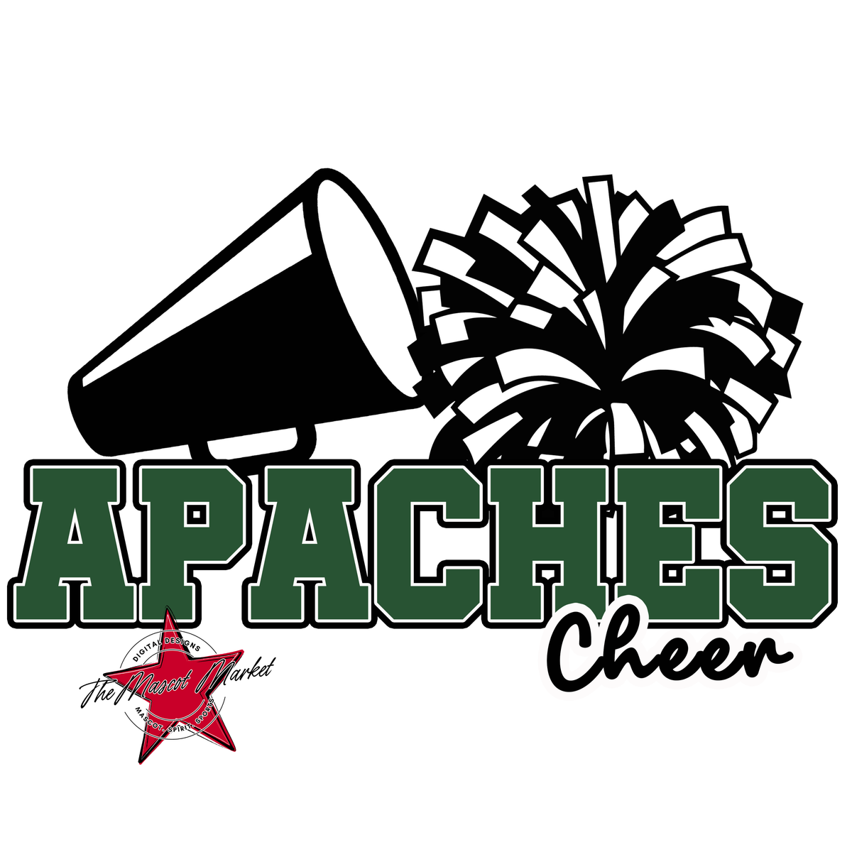 Apaches Varsity Cheer-Green