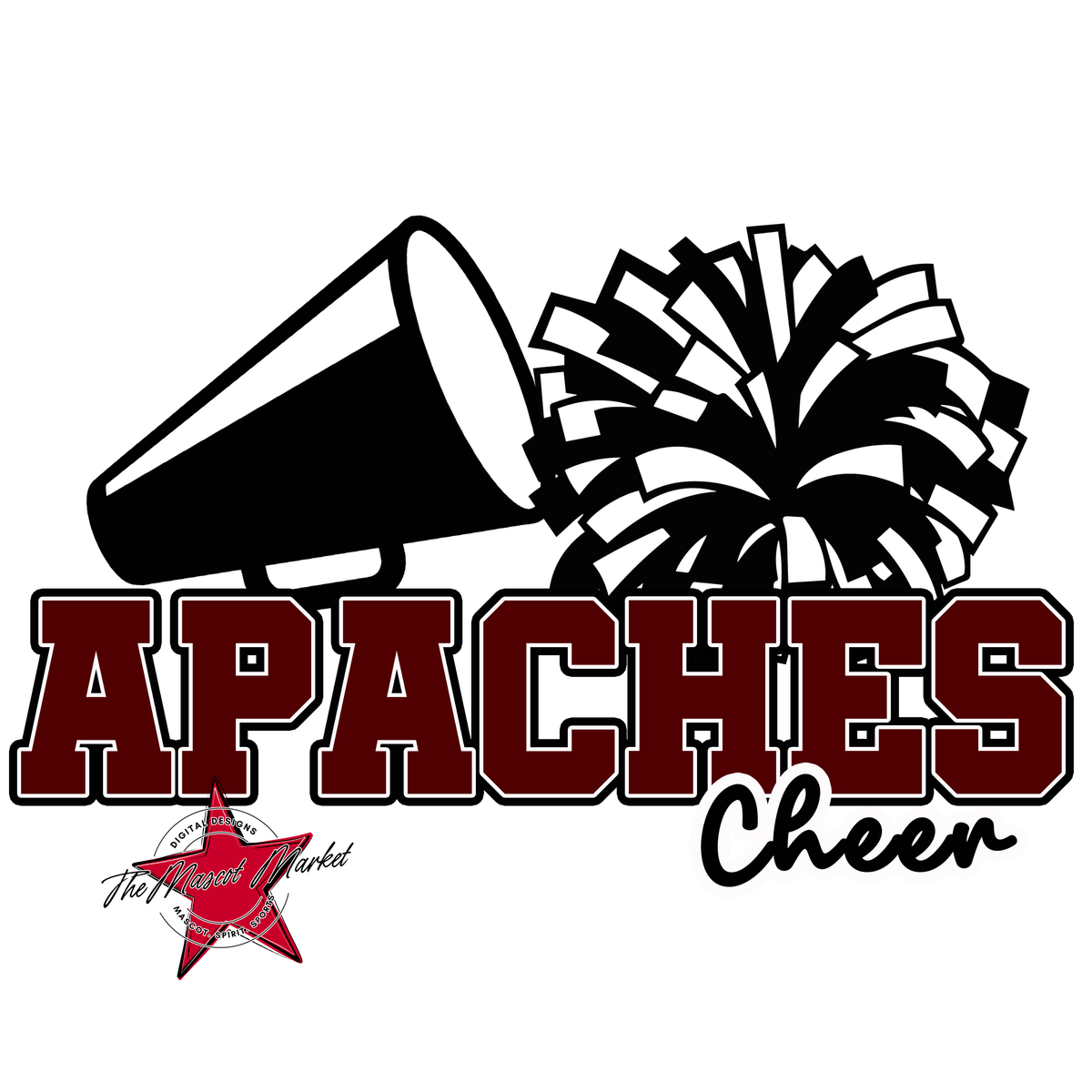 Apaches Varsity Cheer-Maroon