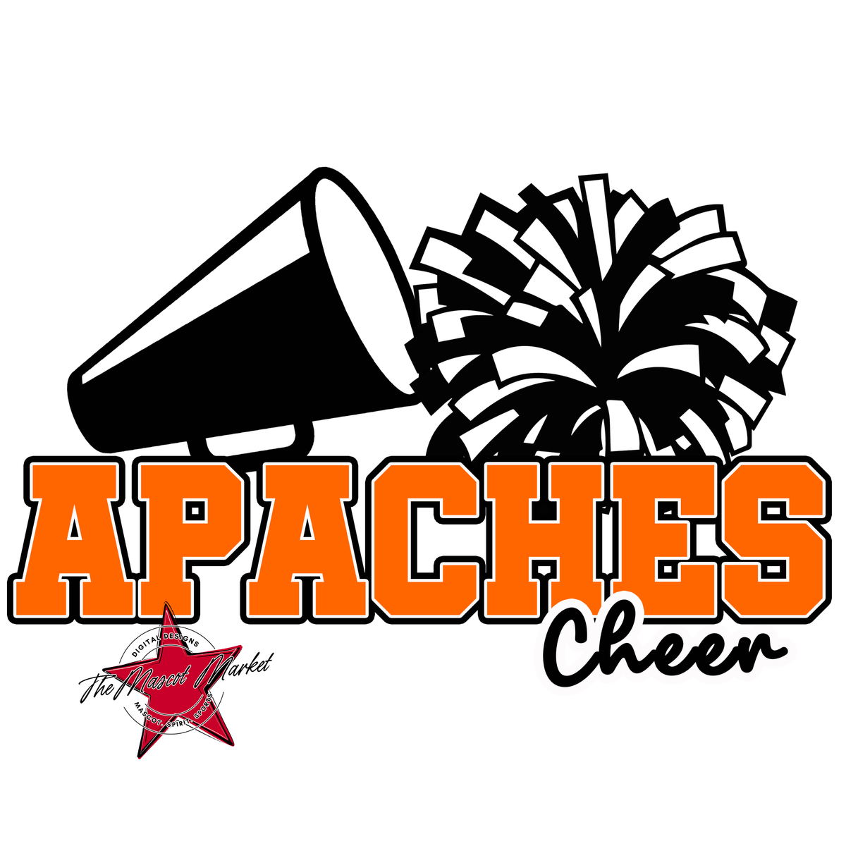 Apaches Varsity Cheer-Orange