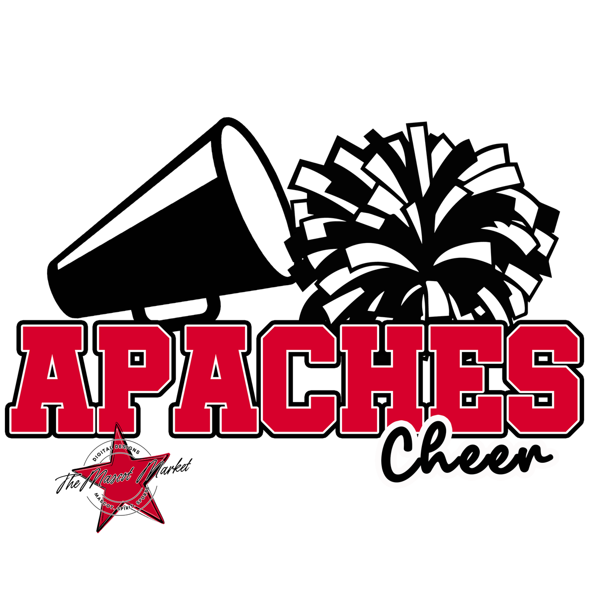 Apaches Varsity Cheer-Red