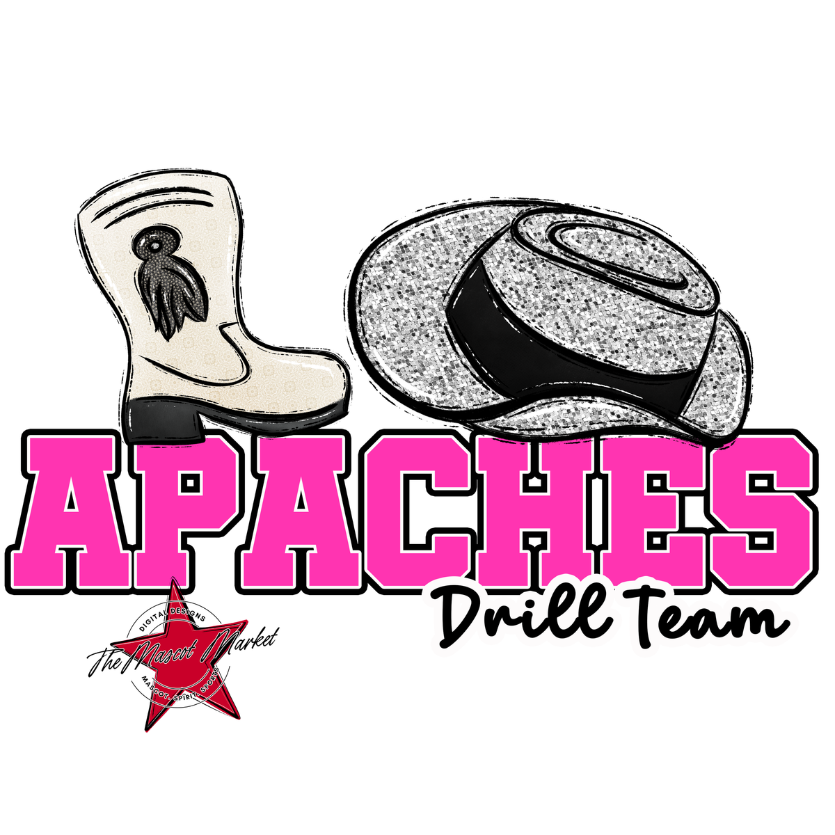 Apaches Varsity Drillteam-Pink