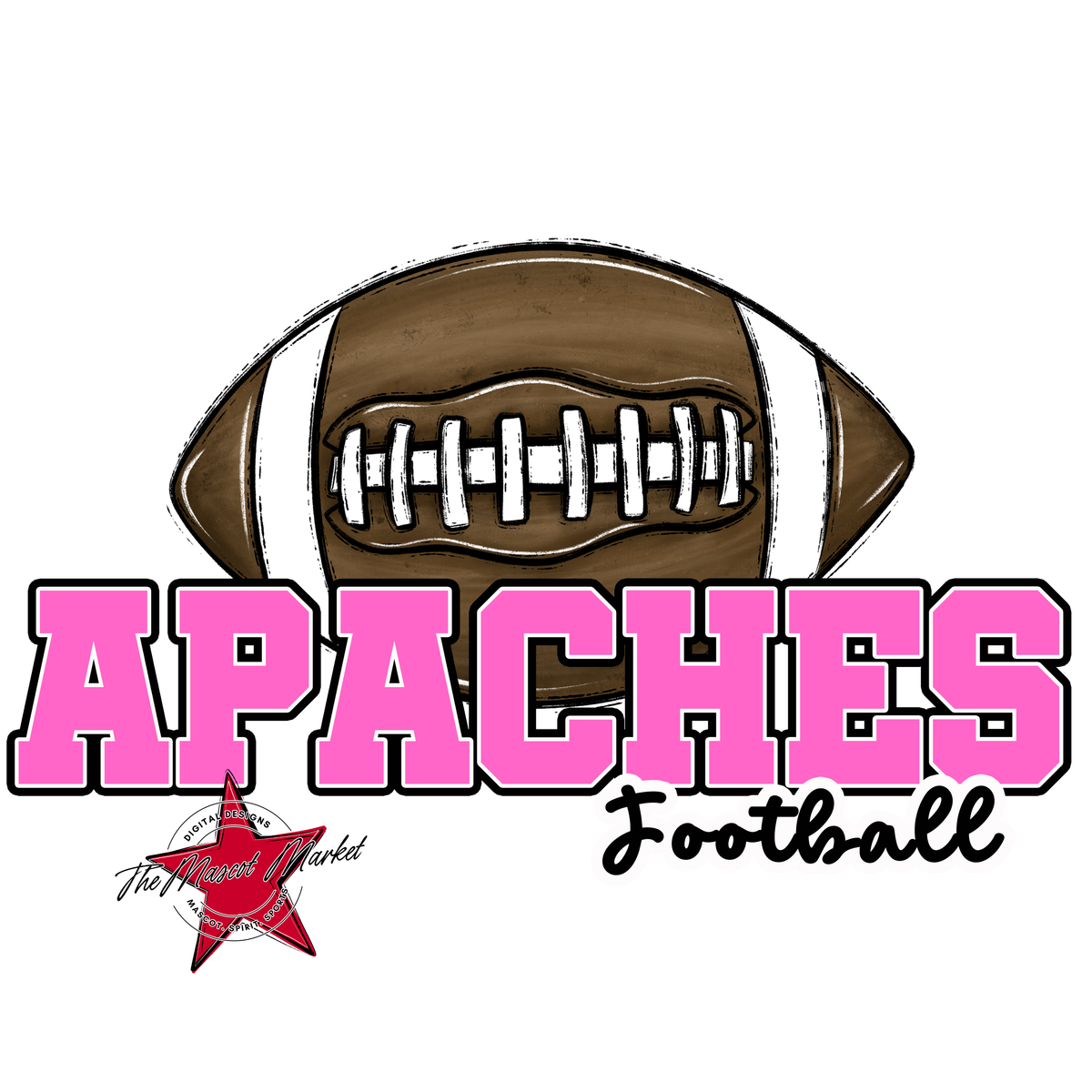 Apaches Varsity Football-Baby Pink