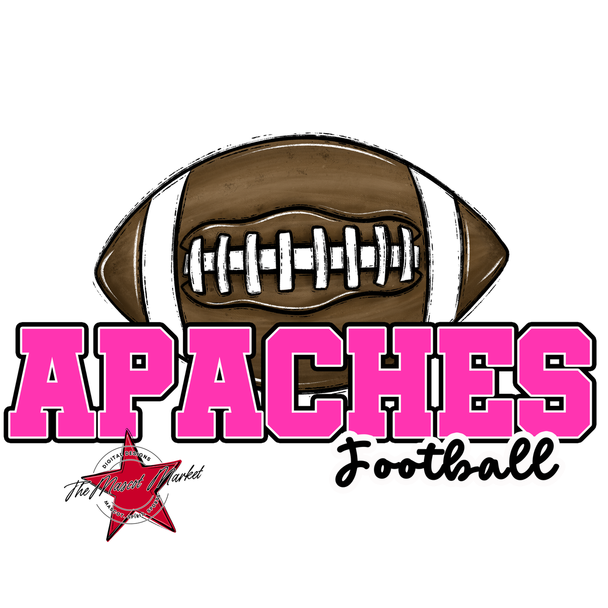 Apaches Varsity Football-Pink