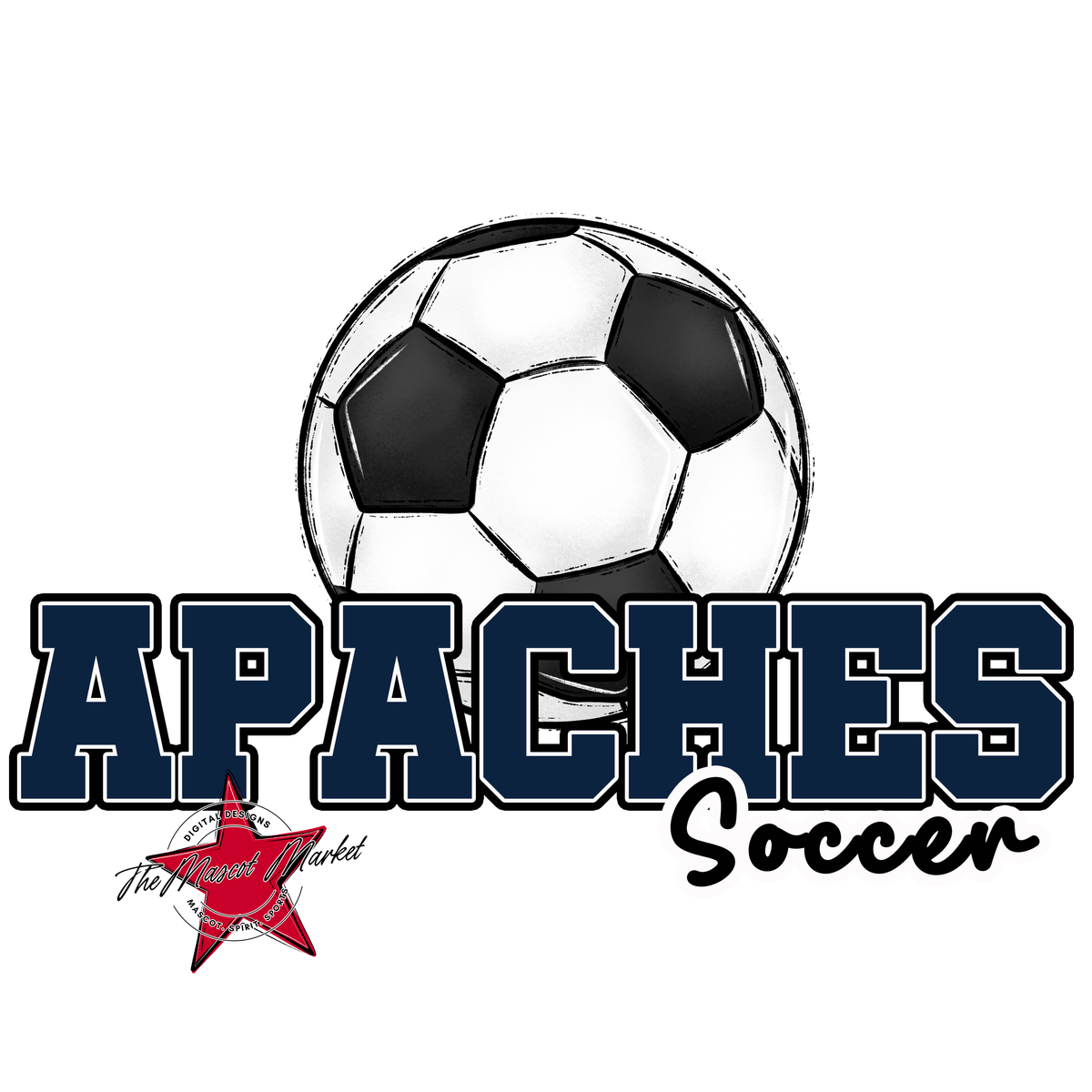 Apaches Varsity Soccer-Navy