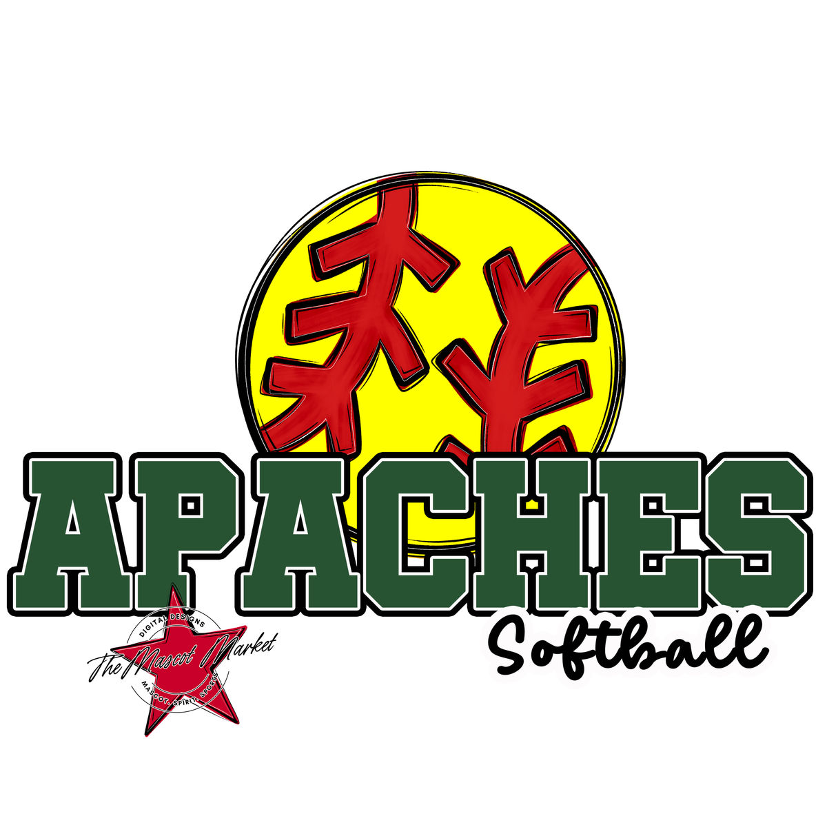 Apaches Varsity Softball-Green