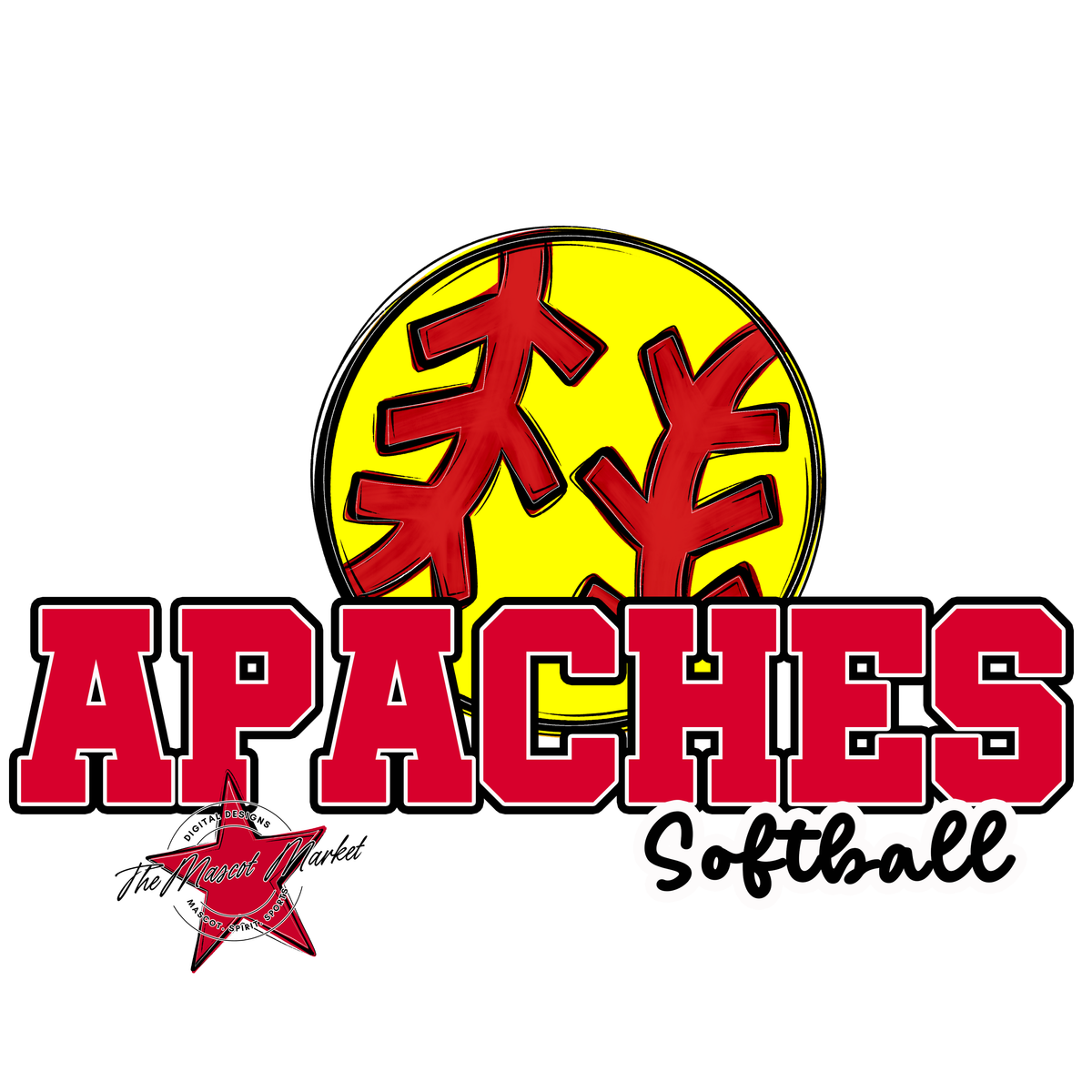 Apaches Varsity Softball-Red