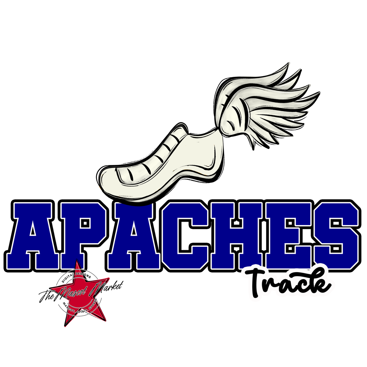 Apaches Varsity Track-Blue