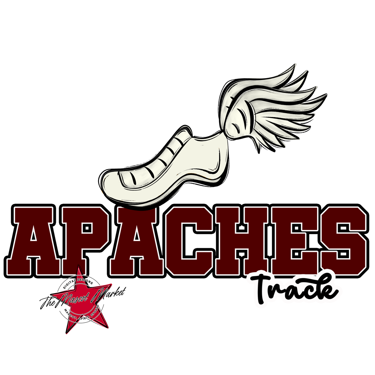 Apaches Varsity Track-Maroon