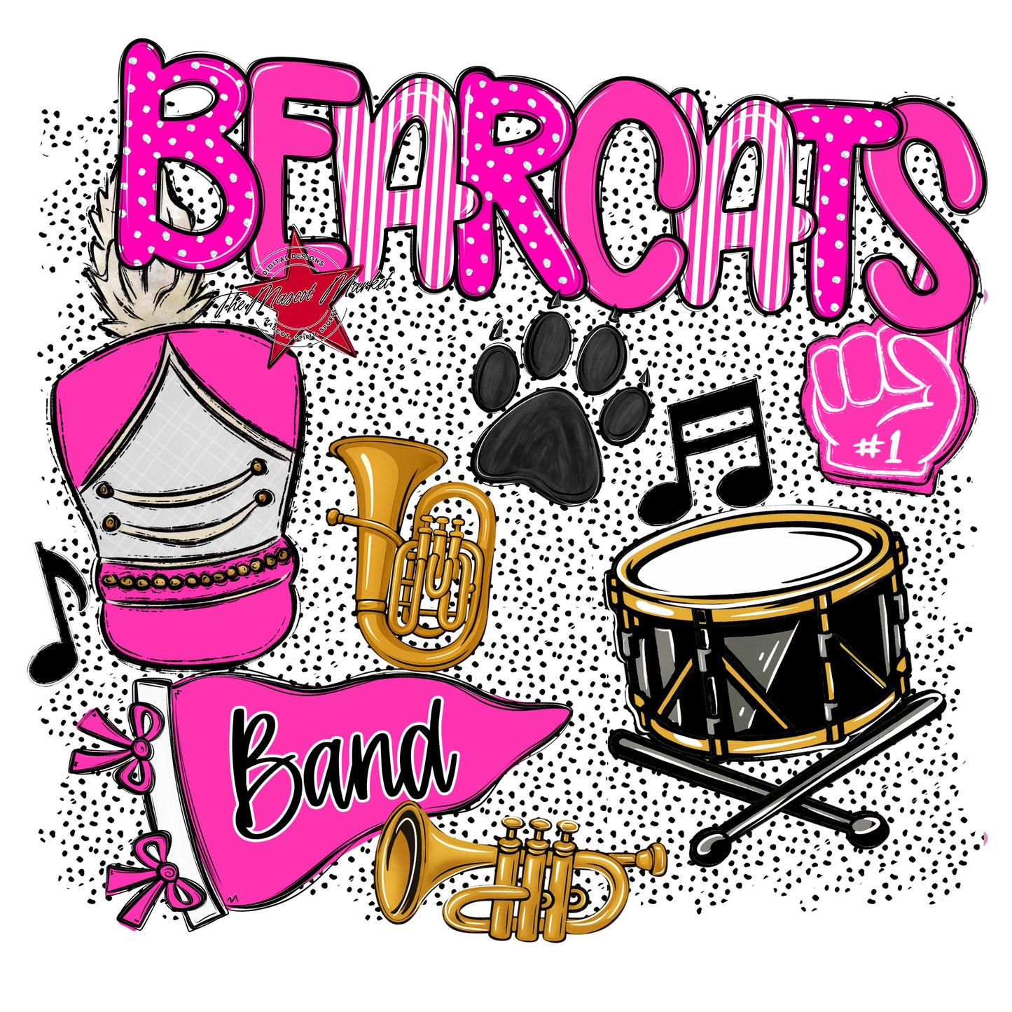 Bearcats Band Spirit-Pink