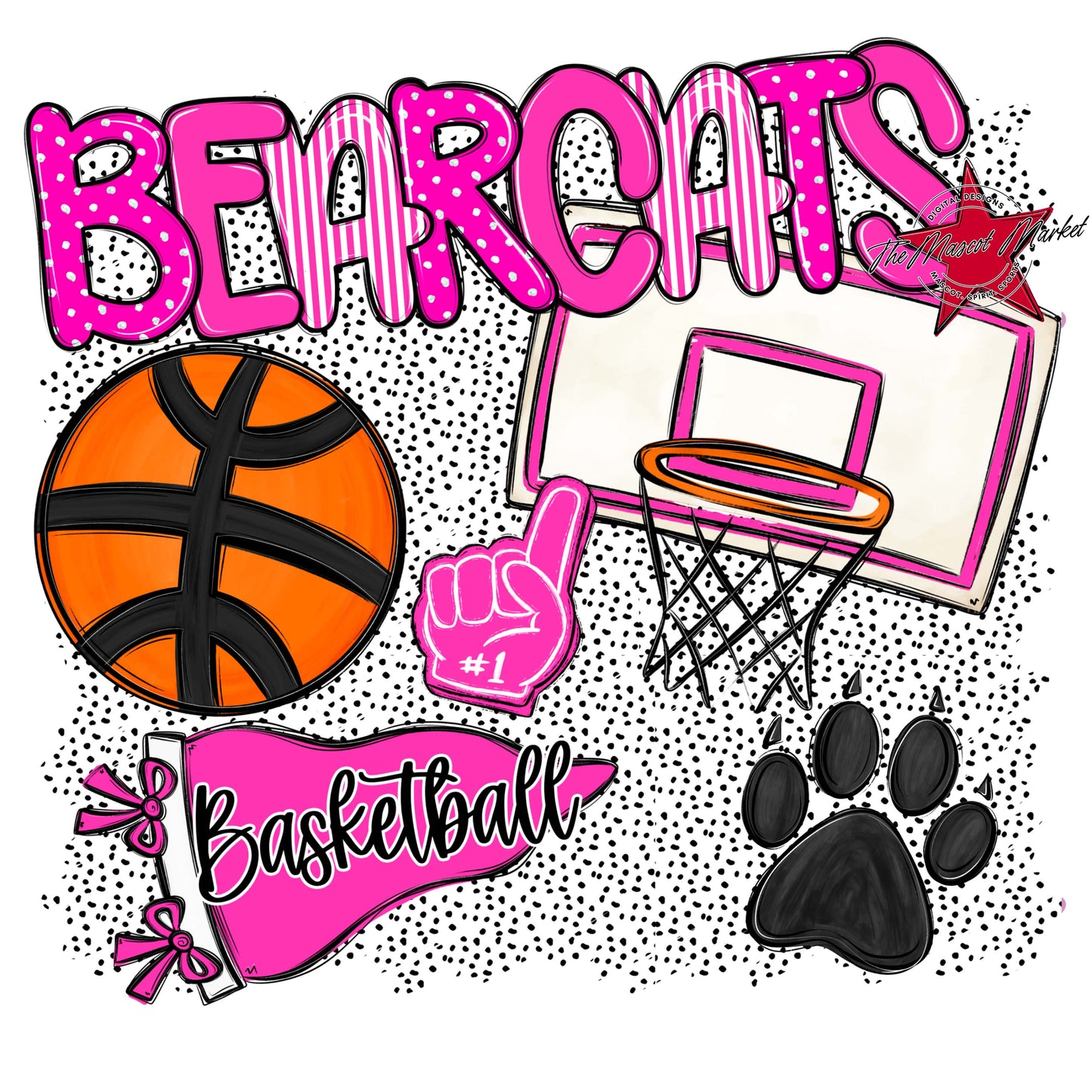 Bearcats Basketball Spirit-Pink